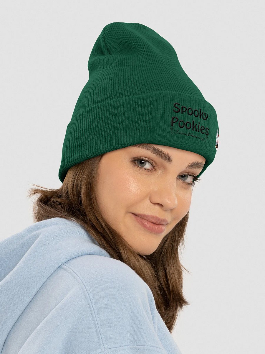 Spooky pookie embroidered beanie product image (28)