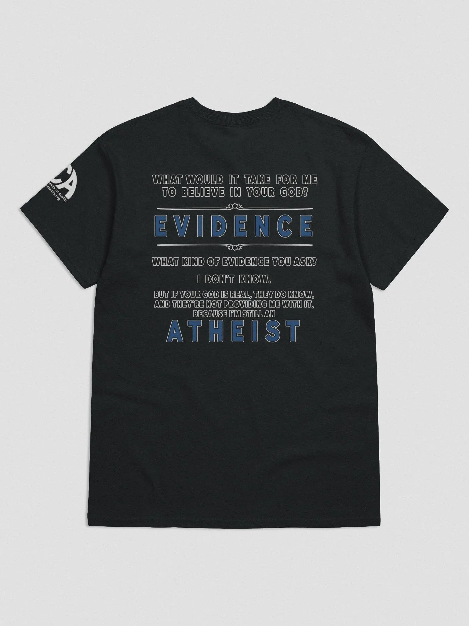 The Atheist Experience Short Sleeve Unisex T-Shirt (Limited Edition - October 2022) product image (1)