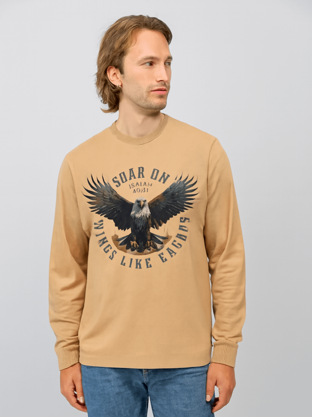 Eagle Wings Isaiah 40:31 Long Sleeve T-Shirt product image (1)
