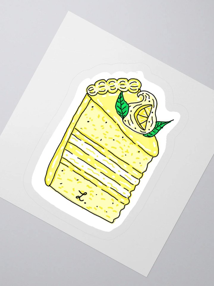 Lemon Layered Cake Sticker Set product image (6)