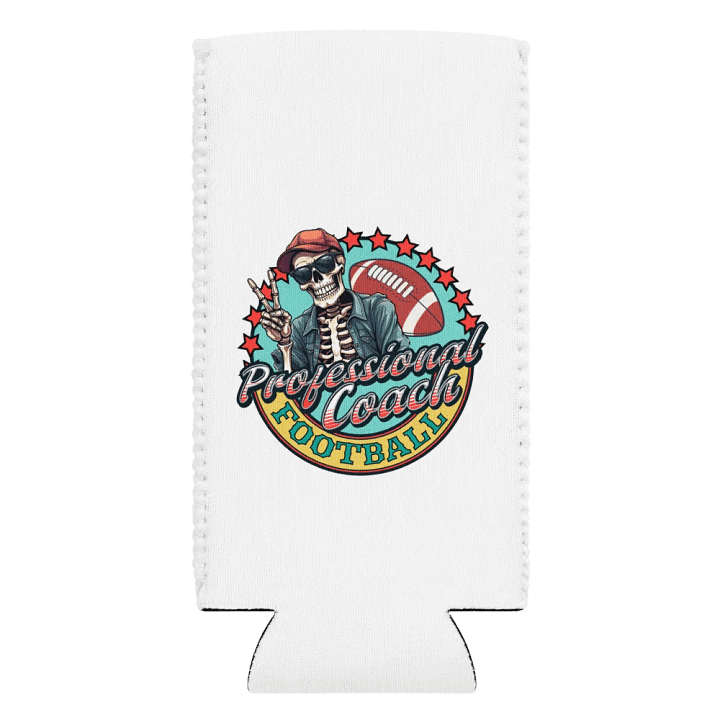 Professional Coach Skeleton Football Coozie Can Cooler product image (2)