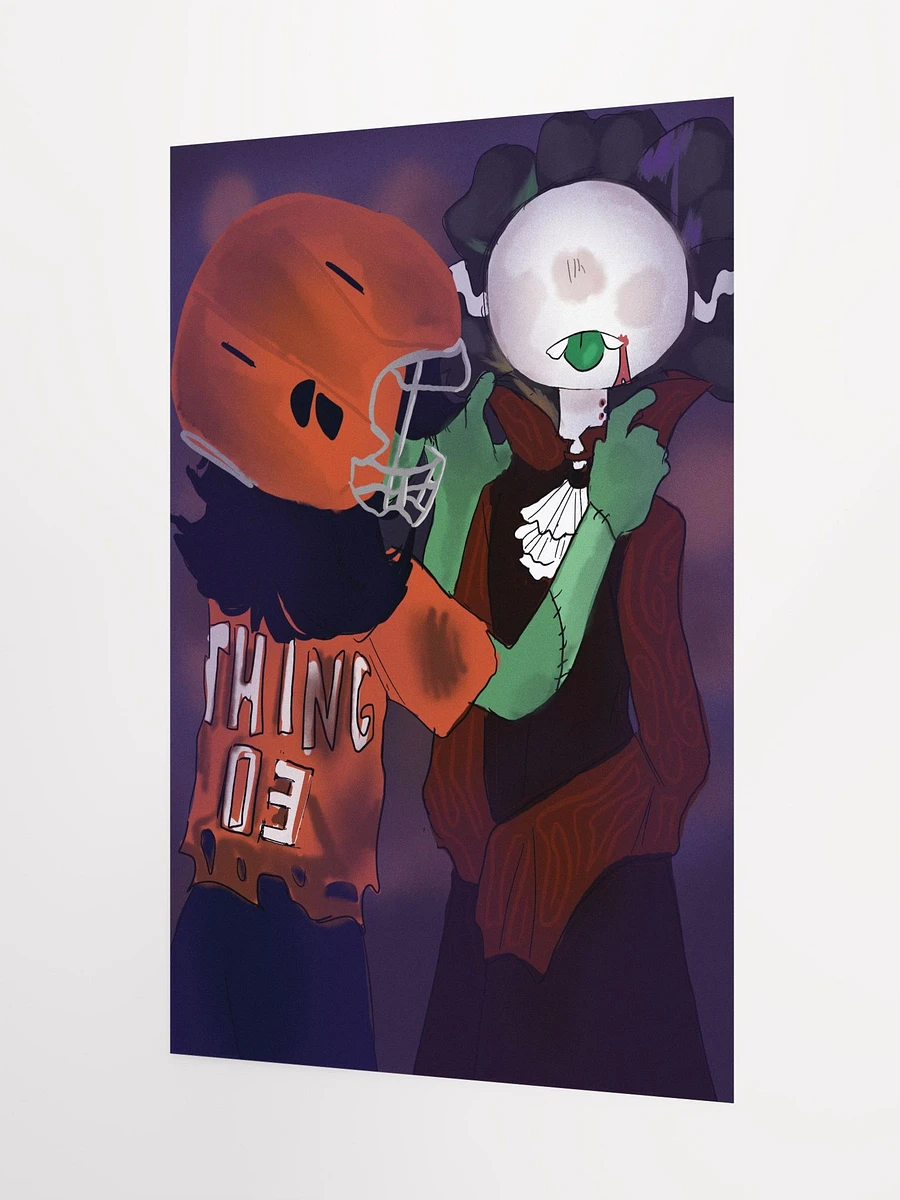 Halloween Thing and Flower Matte Poster product image (4)