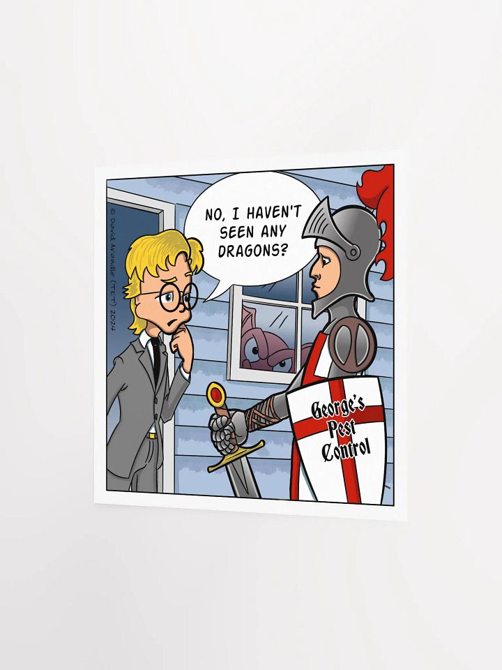 No, I Haven't Seen Any Dragons - Resident Dragon Poster product image (5)