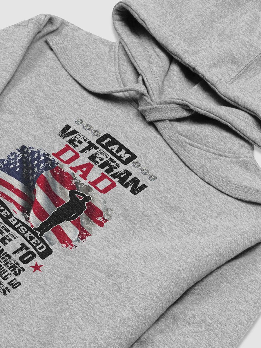Patriotic Veteran Dad Premium Hoodie product image (13)