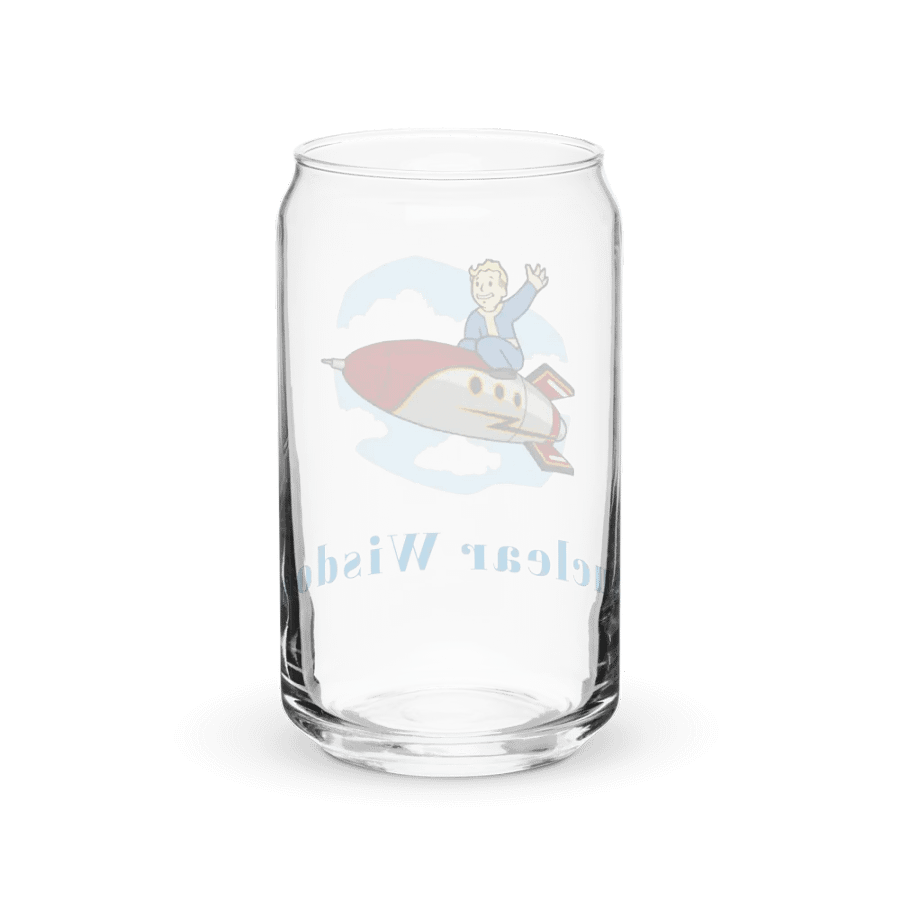 Nuclear Wisdom Can Shaped Glass Cup product image (38)