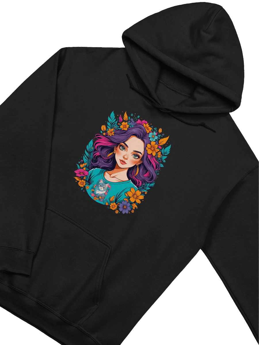 Bloomcore Flower Girl v2 - Gildan Classic Hoodie - Gildan 18500 product image (2)