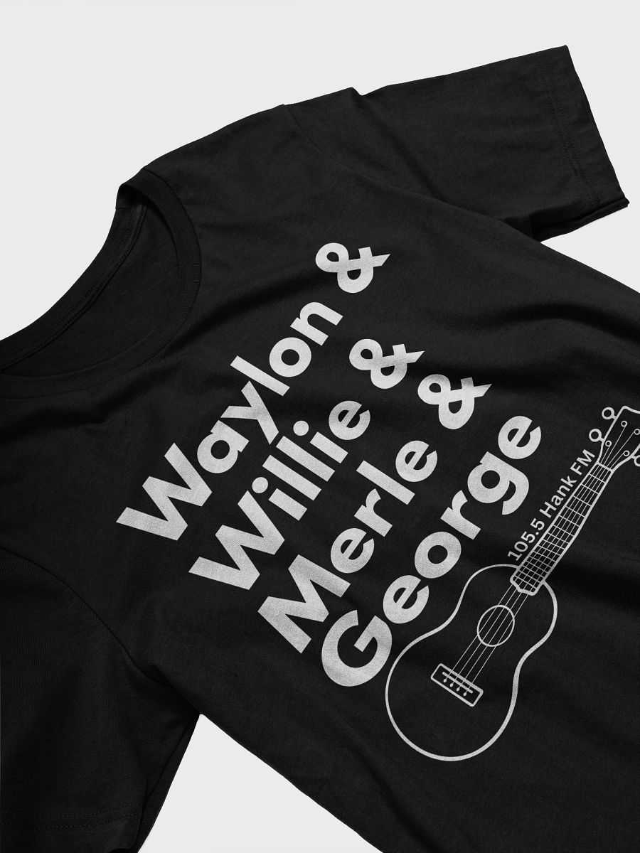 Waylon, Willie, Merle & George T-shirt product image (3)