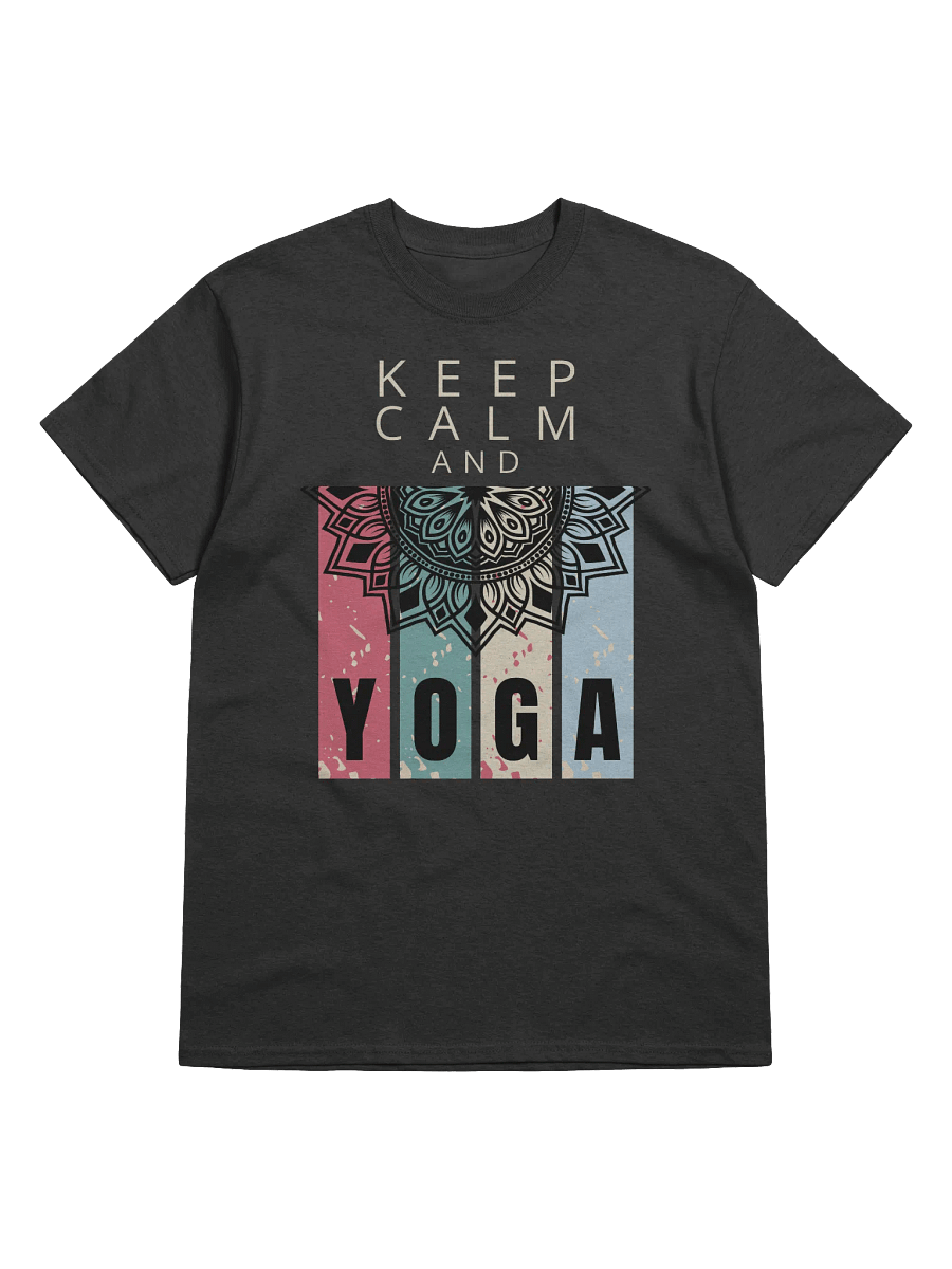 "Meditative Mandala" Yoga T-Shirt - Keep Calm and Yoga product image (2)