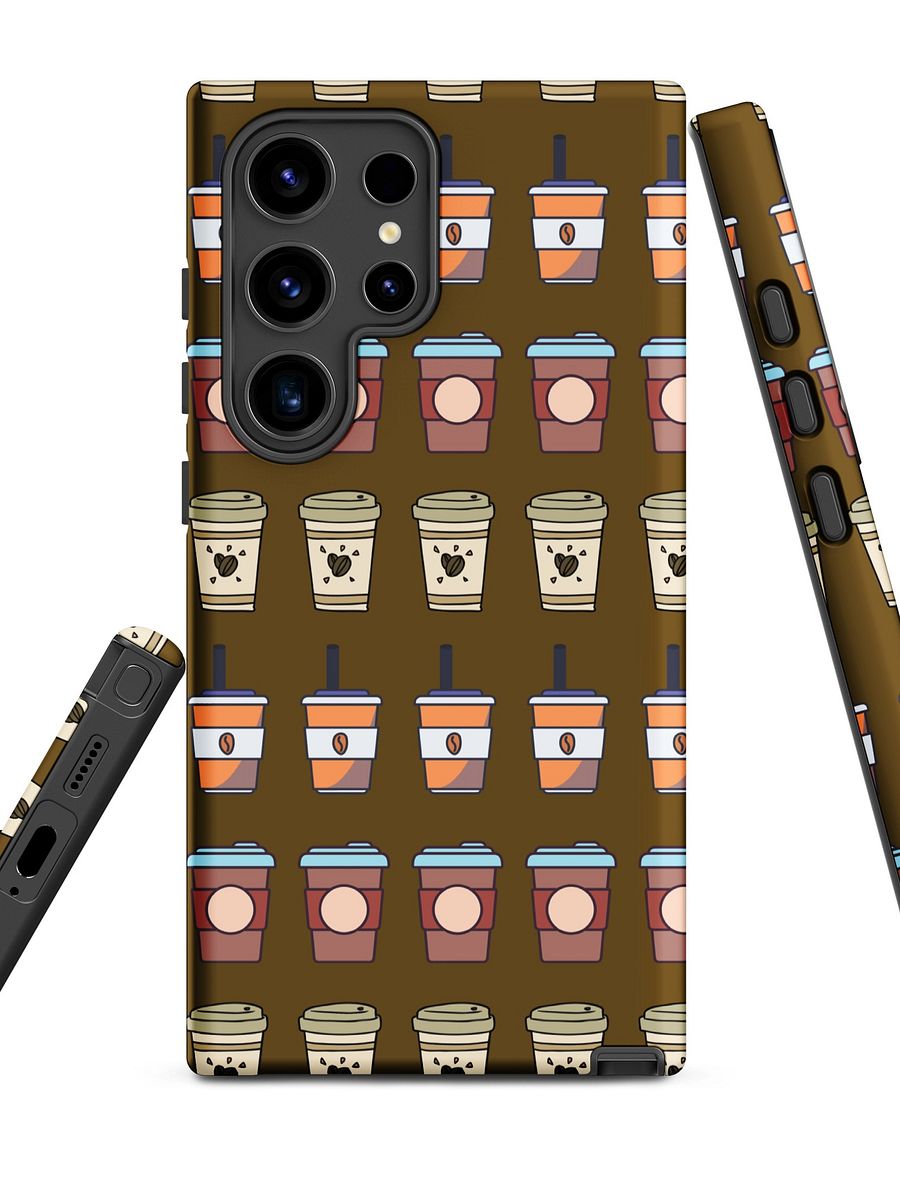 Coffee Aesthetic Samsung Case I Cute Tumbler I Coffee Lover Phone Cover I Wireless Charging Supported product image (4)