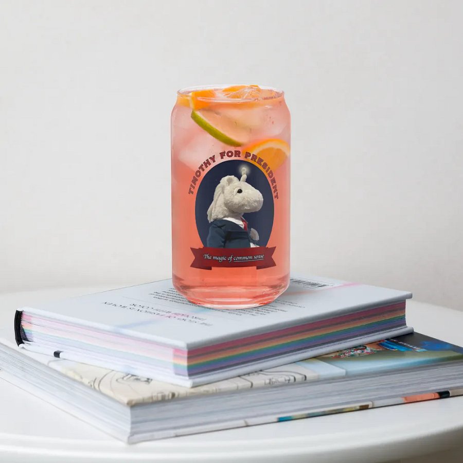 Timothy for President - Glass product image (4)