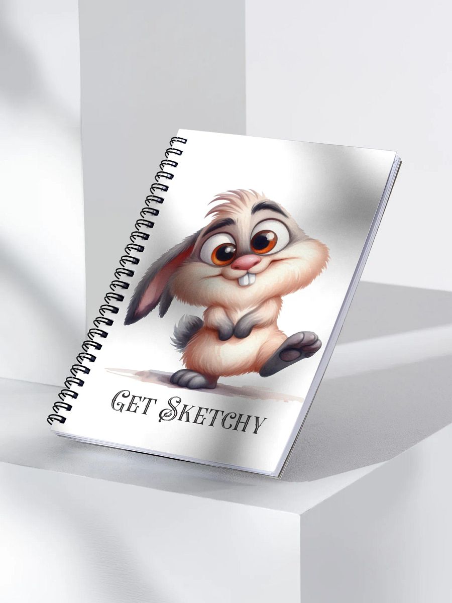 Sketch Bunny Spiral Notebook product image (3)