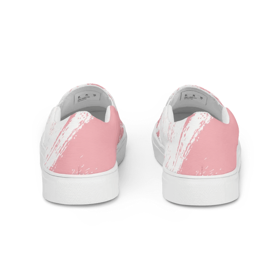 Women's Slip-On Canvas Shoes OneVamps Pink-White product image (10)