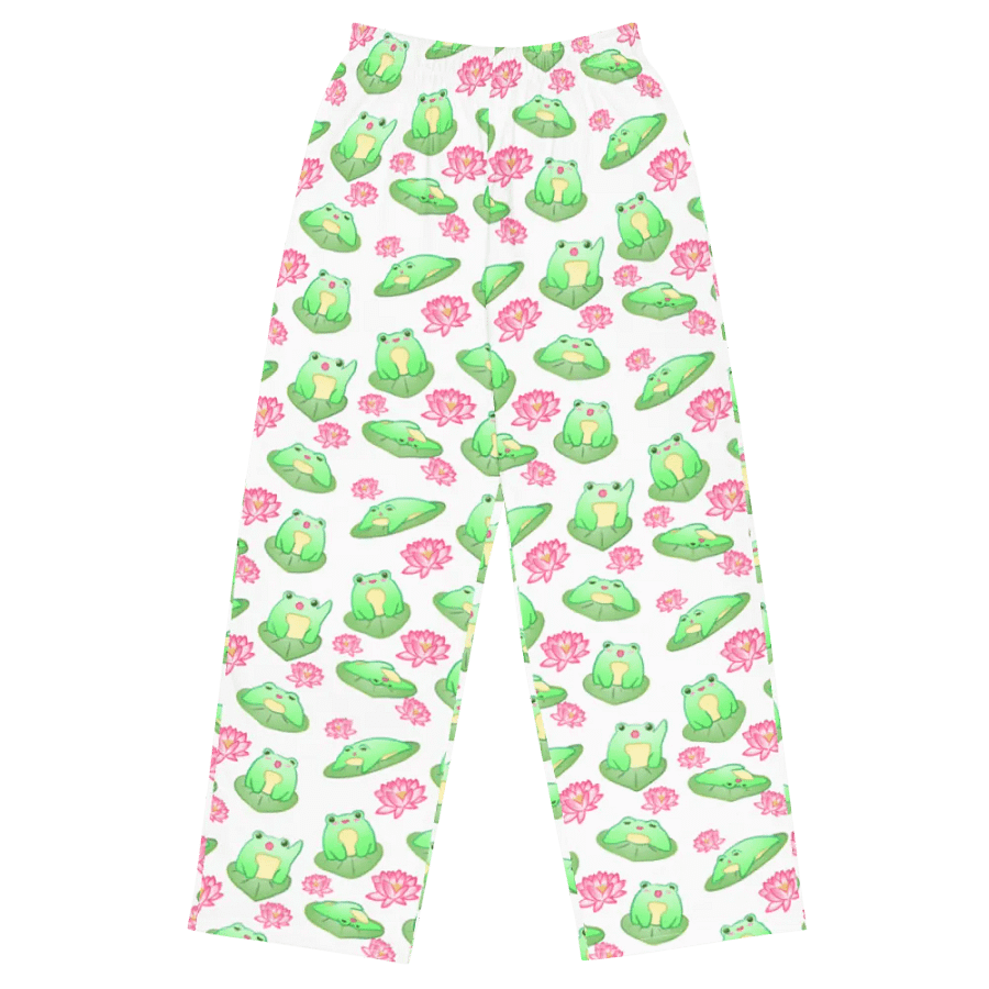 Kawaii Froggie Wide Leg Pants product image (1)