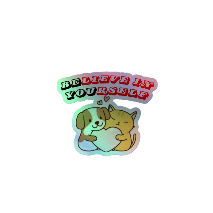 Believe in yourself sticker product image (1)