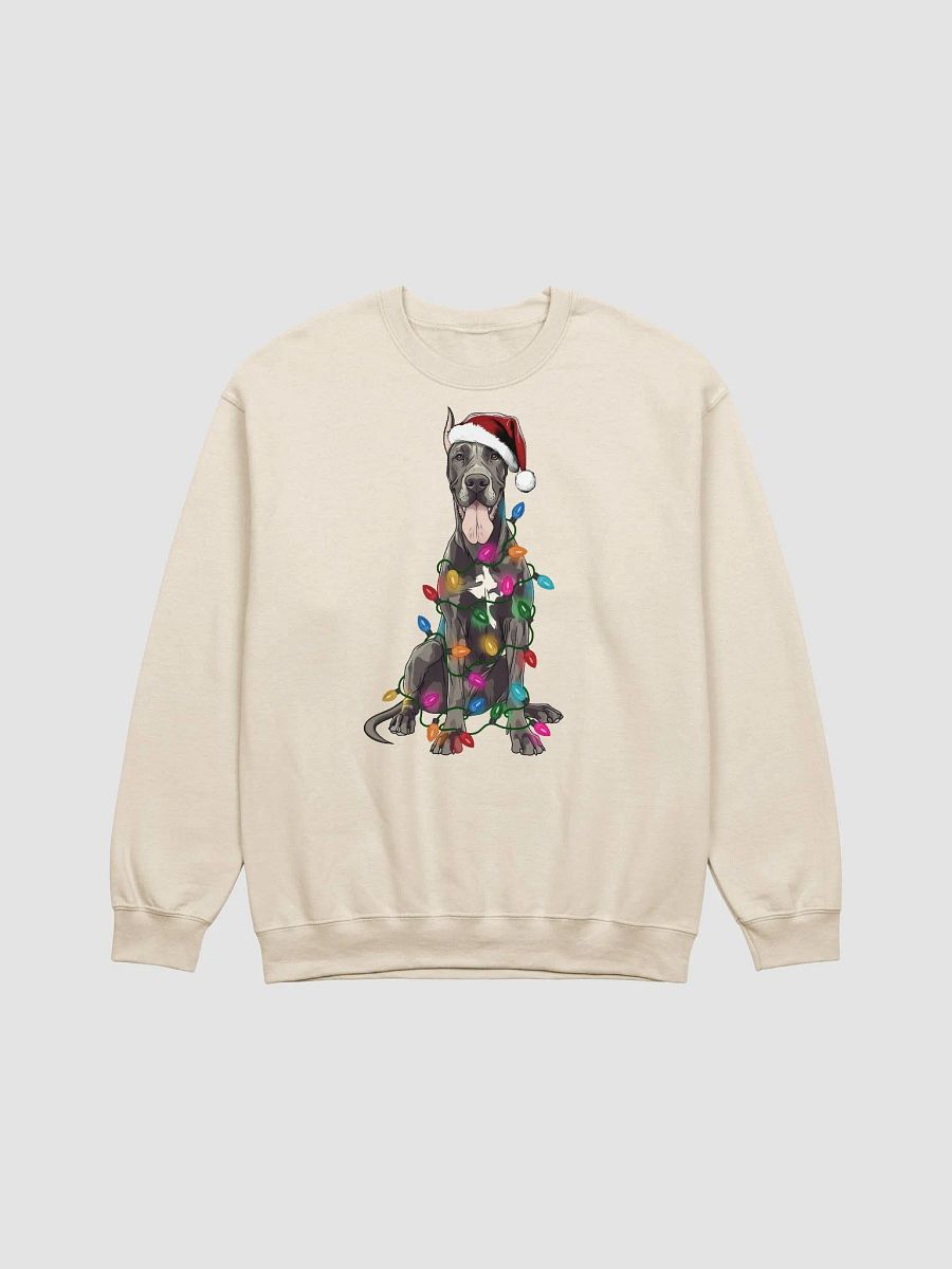 Funny Great Dane(Gray, Cropped Ears) Christmas Sweatshirt product image (22)