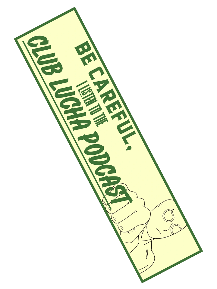 Club Lucha Podcast Listener Bumper Sticker product image (2)