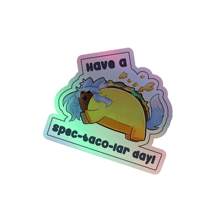 TacoWolfeh - Spec-taco-lar Sticker product image (2)