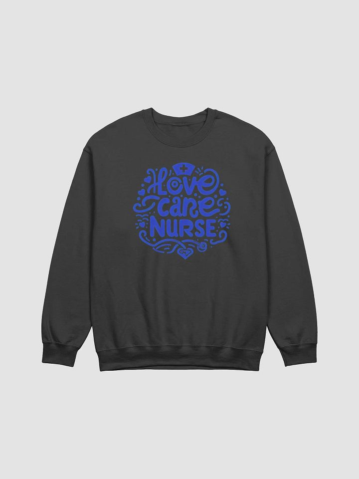 Love Care Nurse Crewneck Sweatshirt product image (1)