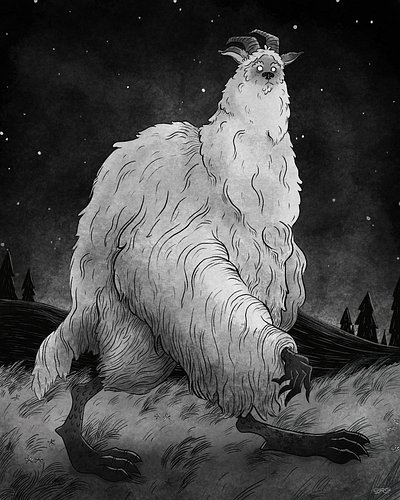 A blurry print in the back of an instagram story inspired this beast. When I reverse image searched the print after i found i...