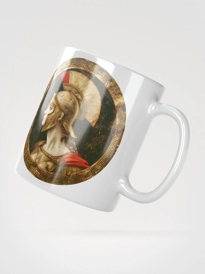 Athena - The Goddess of War and Wisdom White Glossy Mug product image (2)