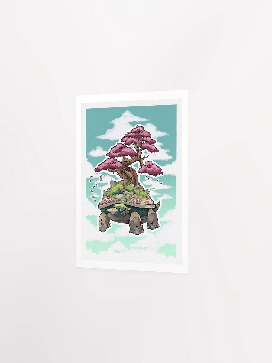 "Pink Bonsai Torterra" Matte Paper Poster product image (2)
