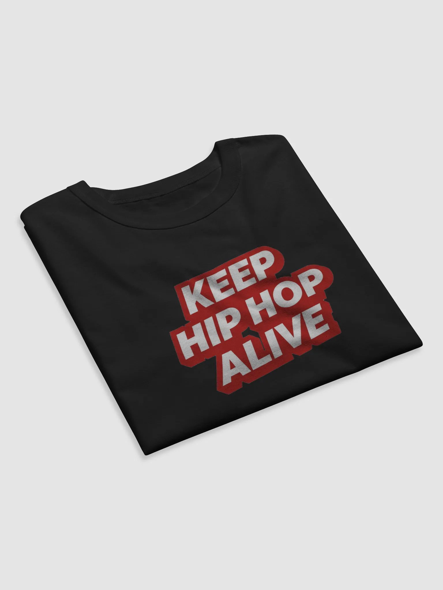 KEEP HIPHOP ALIVE BLACK TEE product image (5)
