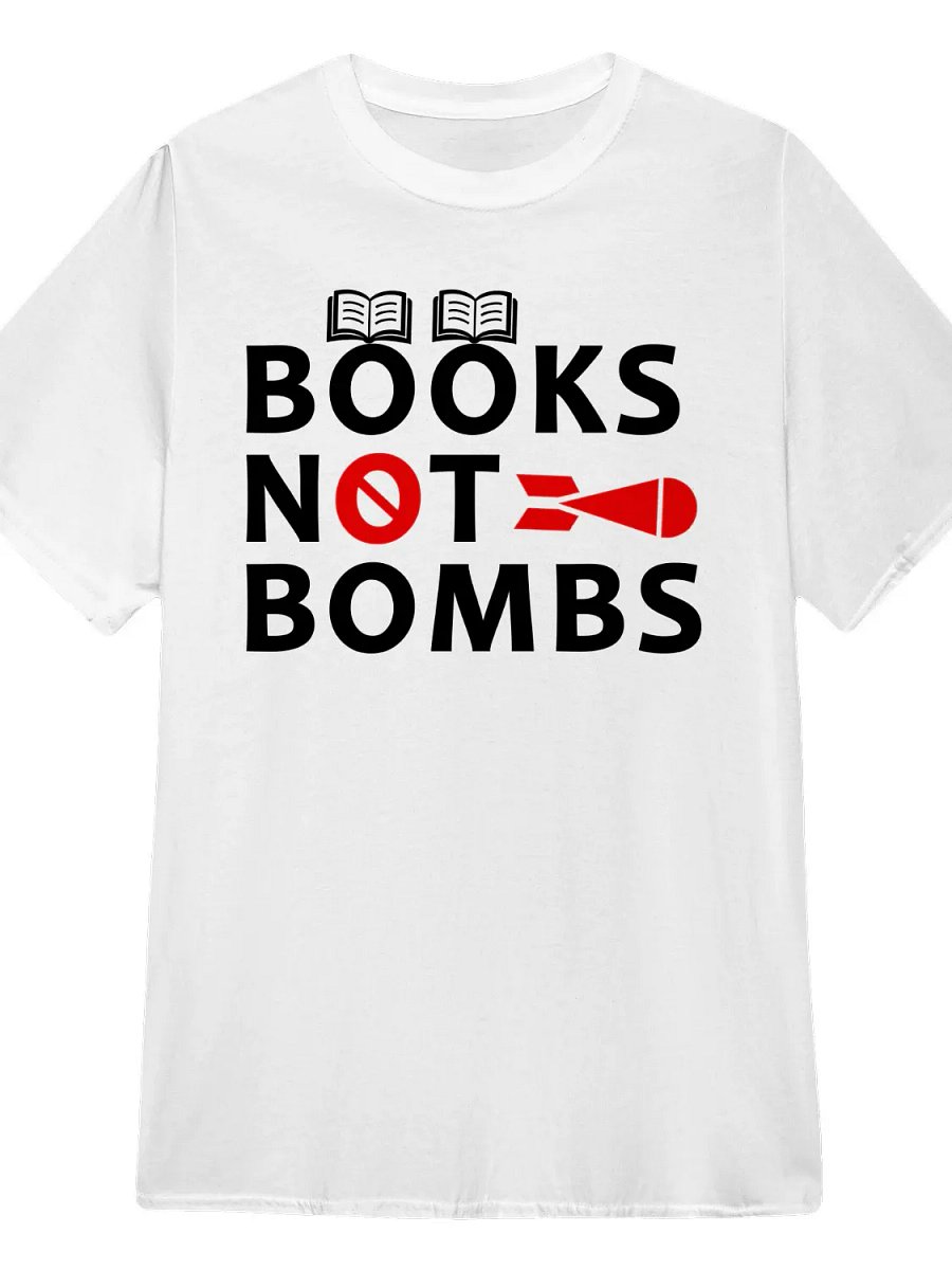Books Not Bombs T-Shirt product image (1)