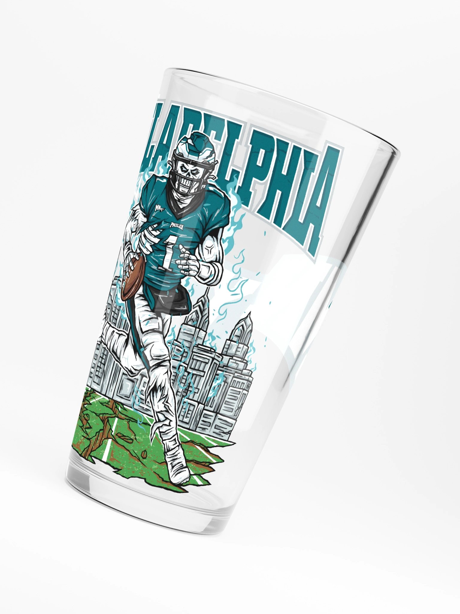 Philadelphia, Welcome to Football Pint Glass product image (6)