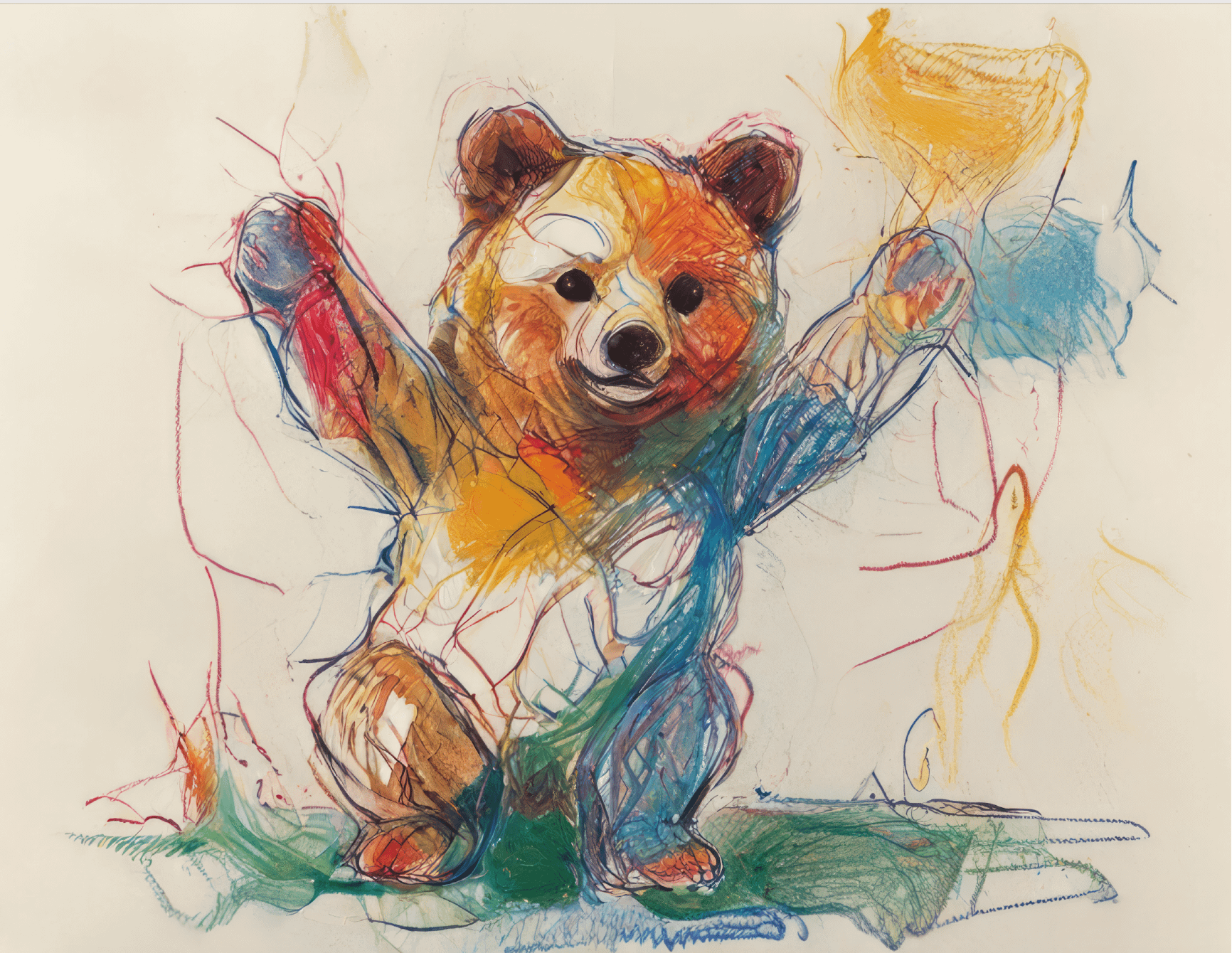 A Bear's Rainbow Dance product image (1)