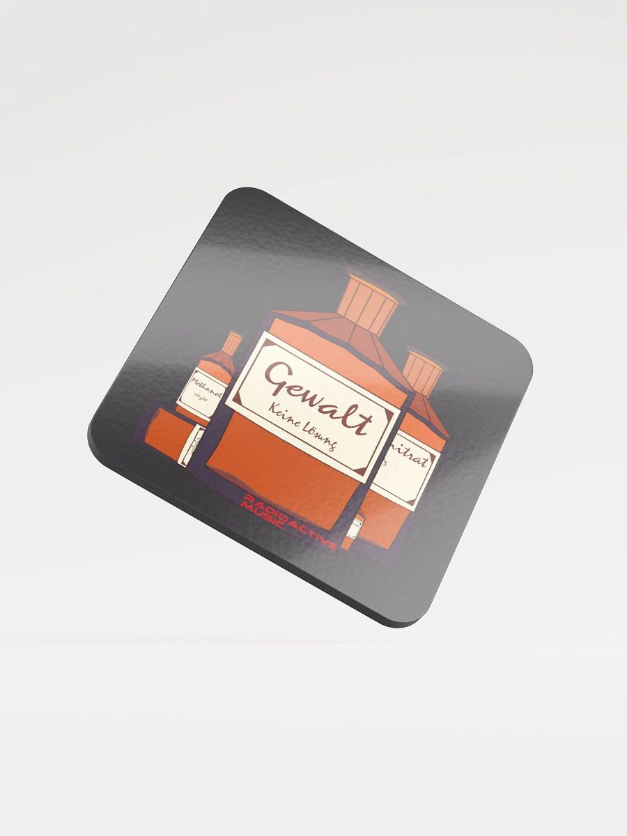 Gewalt ist keine Lösung - Untersetzer product image (1)