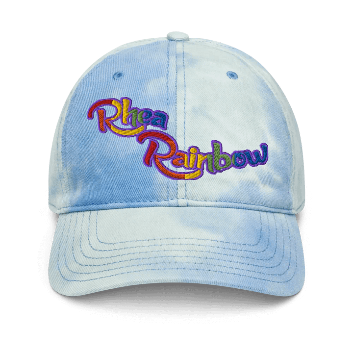 🌈Rhea Rainbow Sky Tie-Dye Dad Hat!🧢 product image (1)
