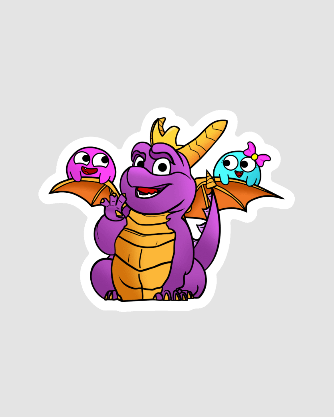 Globby Dragon Sticker product image (2)