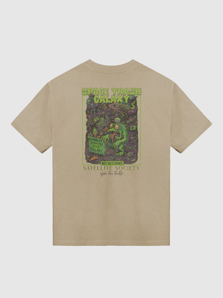 Space Trash Galaxy Faded Oversized Tee product image (5)