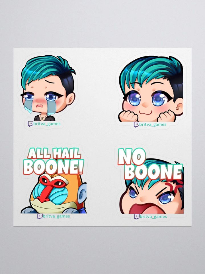 Emote Sticker Sheet 4 (4 stickers) product image (1)
