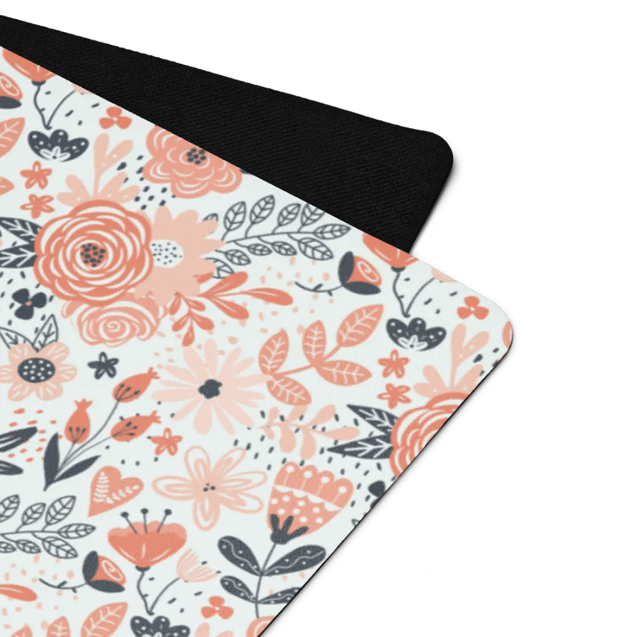 Orange Floral Boho Yoga Mat by Treasure Pie product image (6)