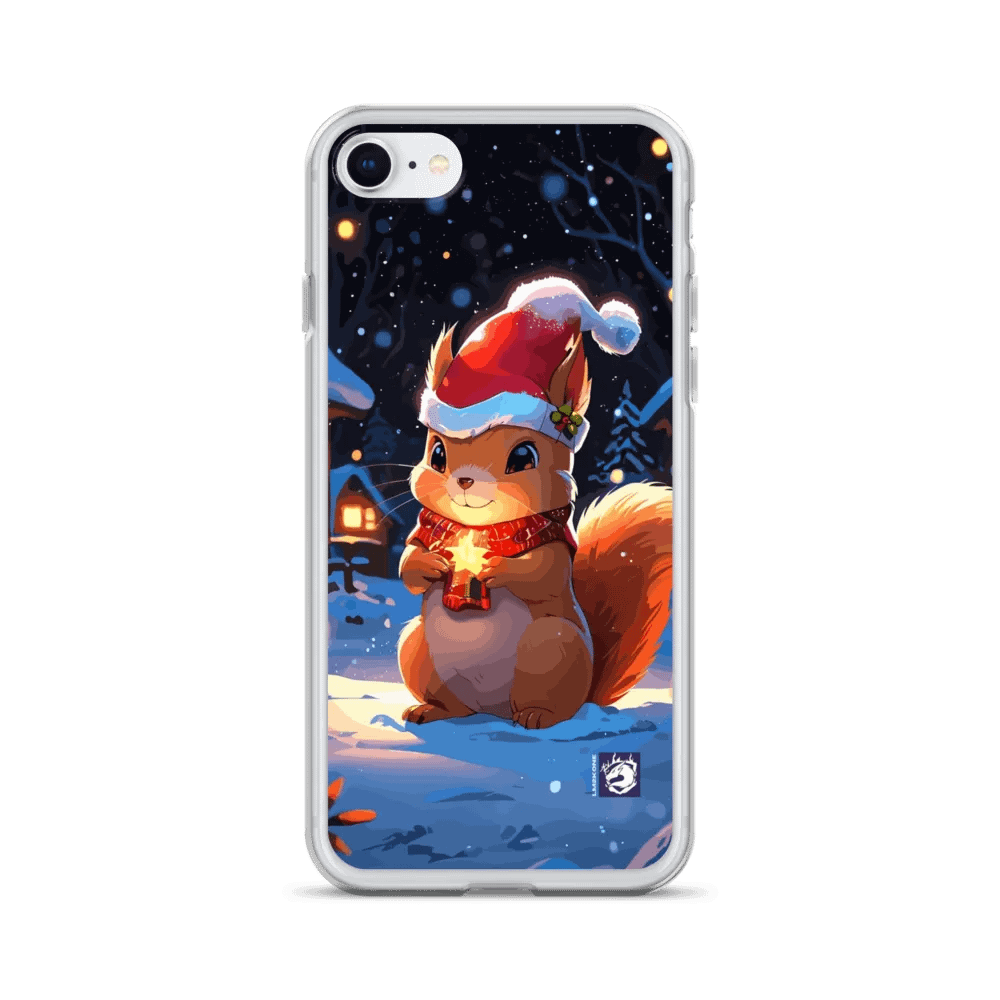 Santa Squirrel iPhone Clear Case product image (24)