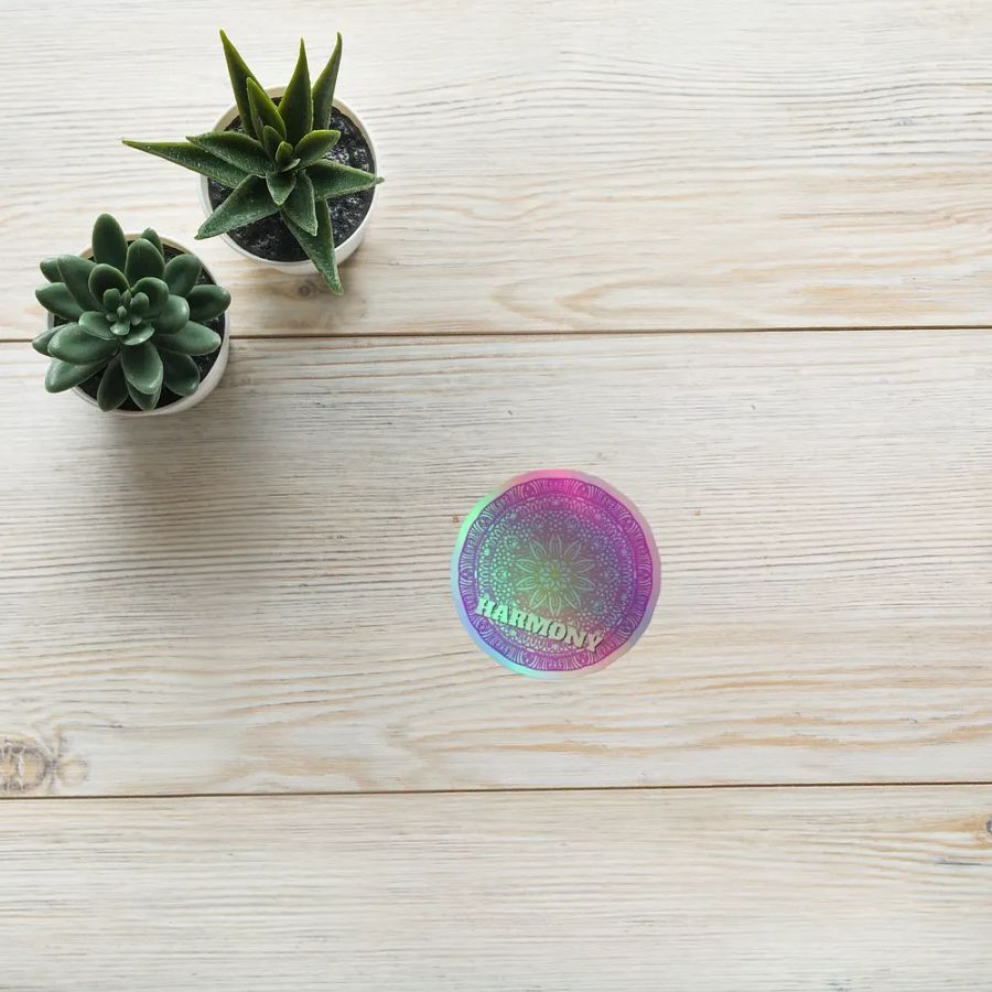 Harmony Mandala Holographic Sticker Sheet product image (9)