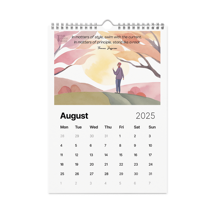 2025 Leadership Inspiration Calendar (Watercolor) product image (2)