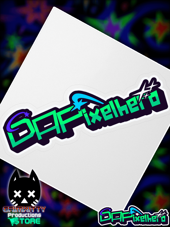 DAPixelhero - Logo Die Cut Sticker product image (1)