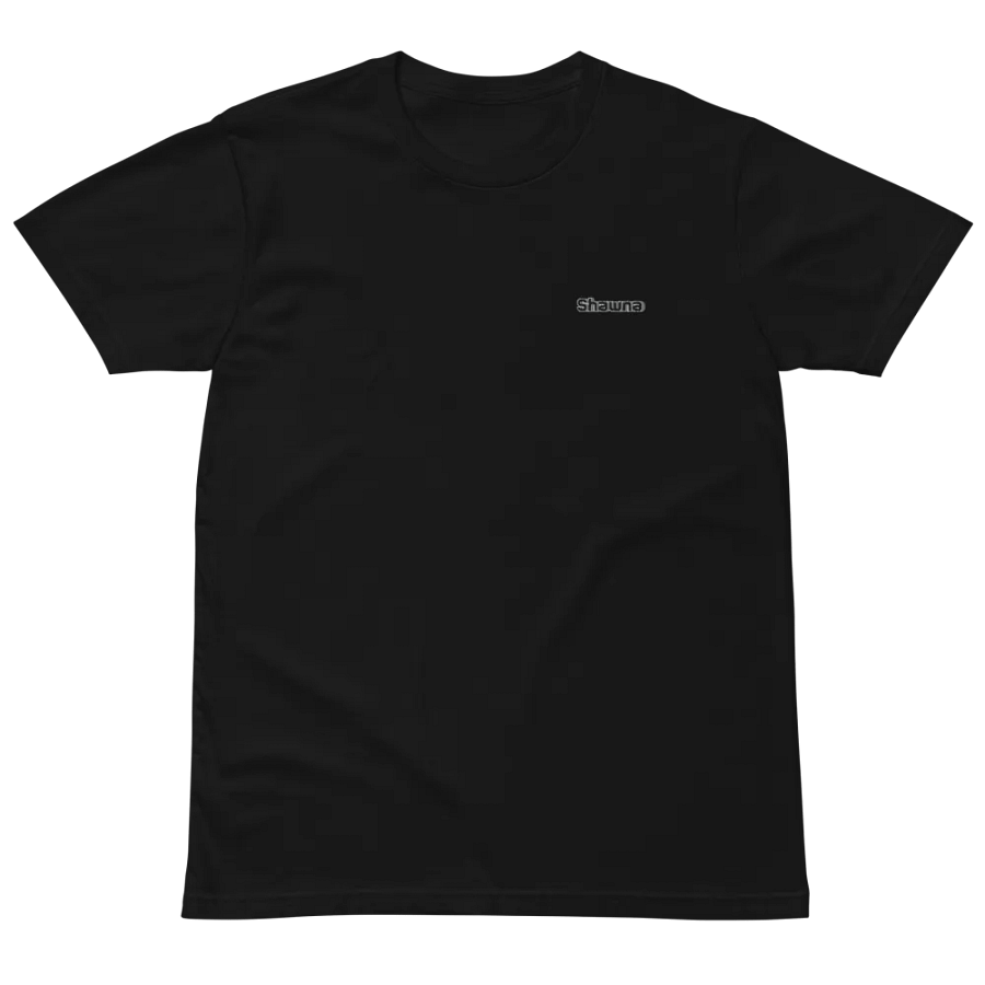 Shawna - Embroidered - Unisex Premium T-Shirt - Black HApex Gear Black Logo product image (9)