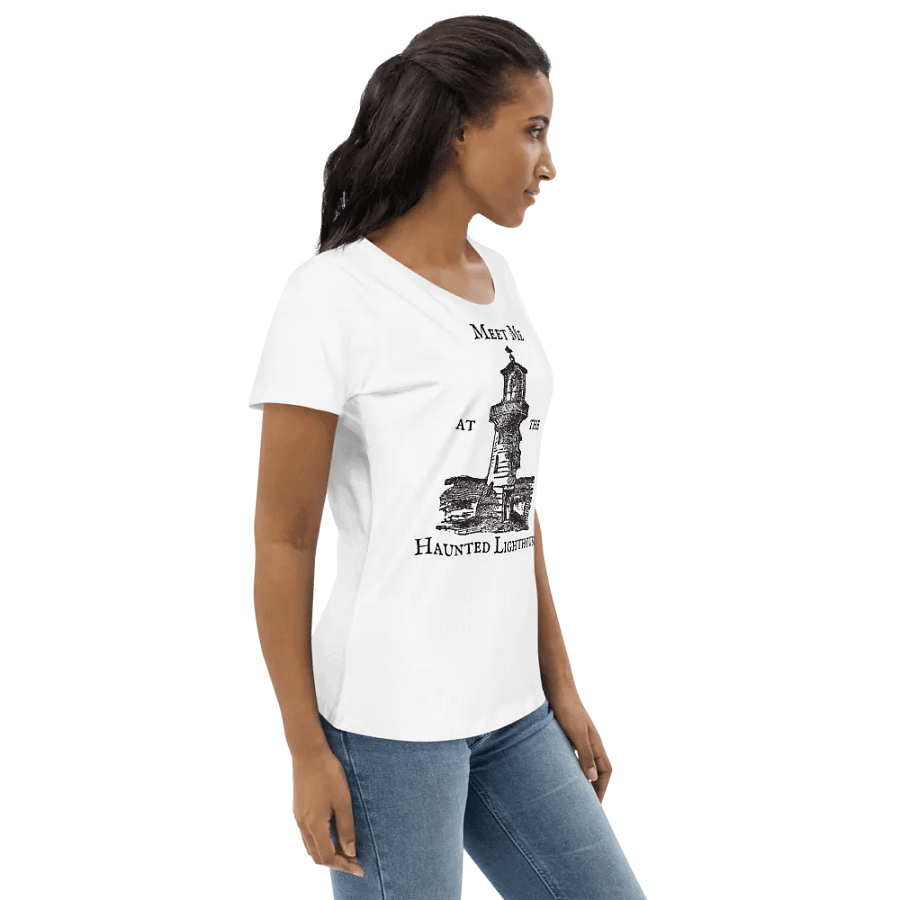 Haunted Lighthouse Organic Cotton Fitted Tee product image (5)
