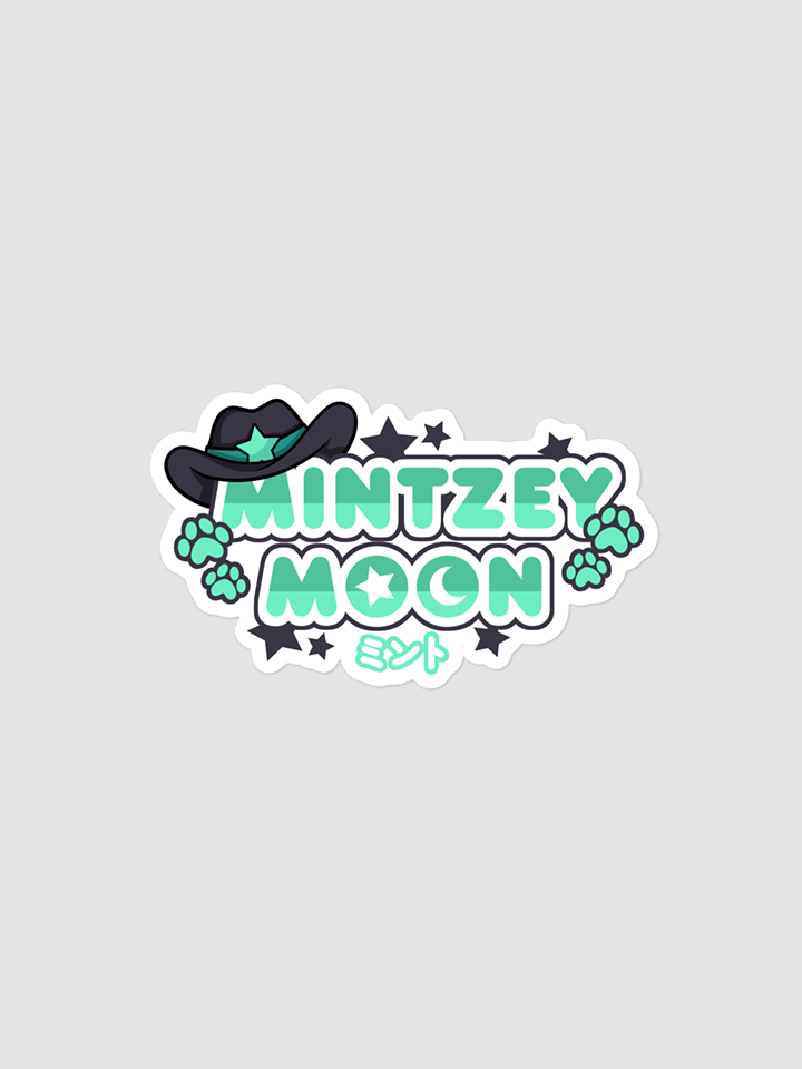 Mintzey Moon Cow Girl Logo Sticker product image (2)