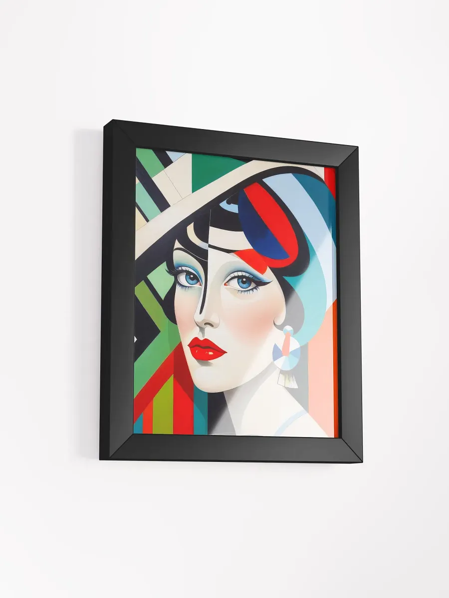 Vibrant Suzy - Flapper Girl - Wall Art - Framed product image (11)