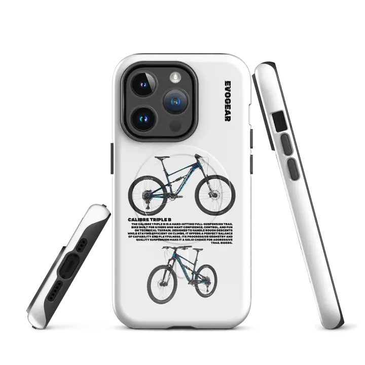White Caliber Triple B iPhone MagSafe Case product image (3)