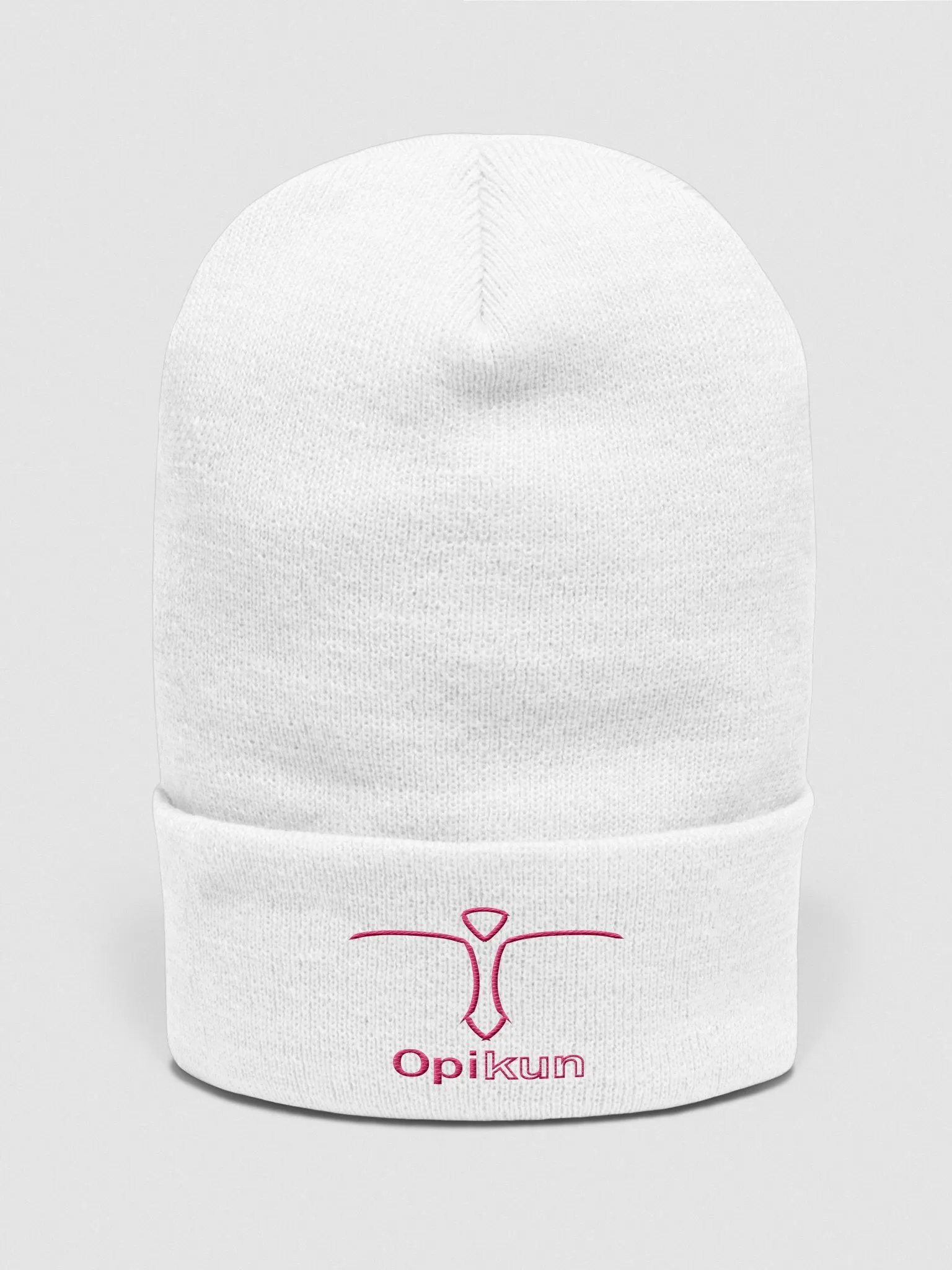Opikun - Pink - Yupoong Cuffed Beanie product image (2)