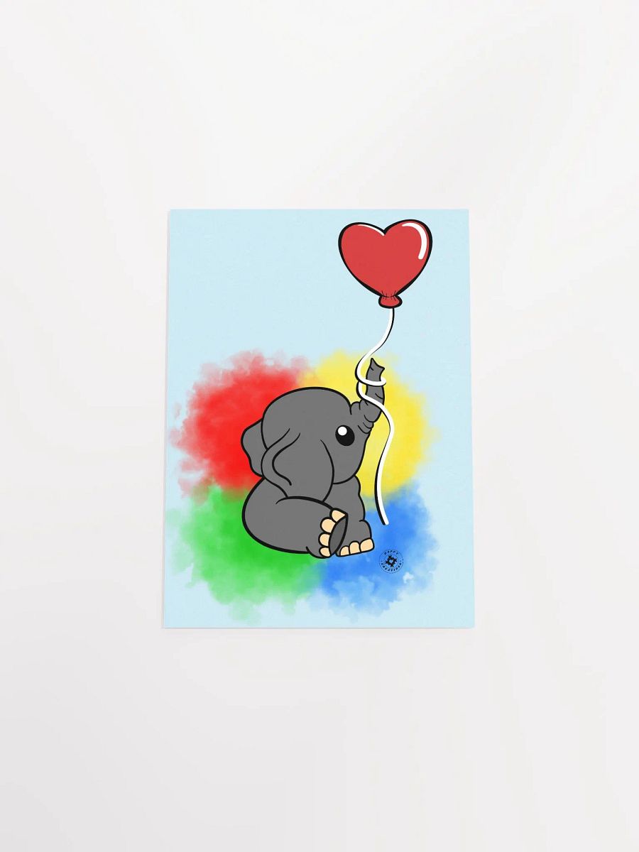 Loveable Elephant Matte Poster product image (8)