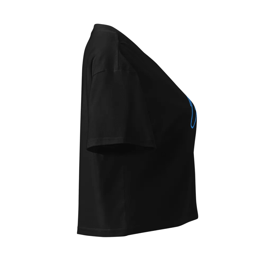 Minimalist Blue Paperclip Crop Top product image (10)