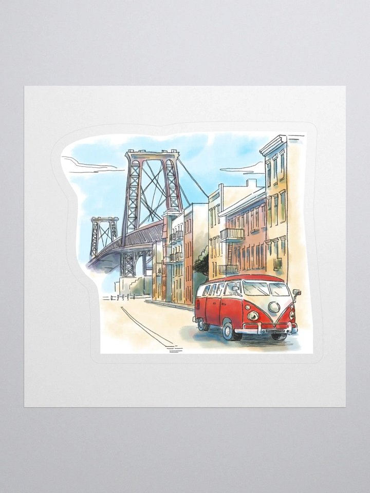 Sticker of Williamsburg Bridge product image (1)