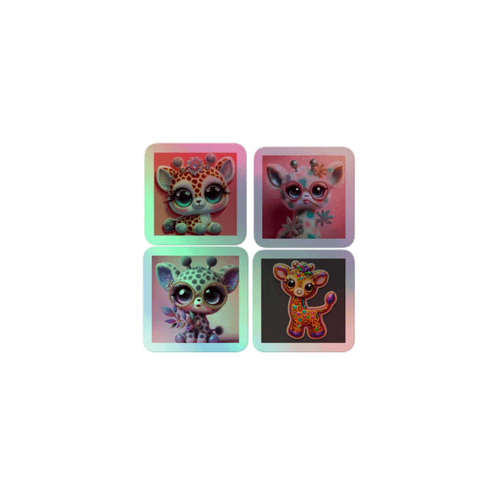 Giraffe sticker sheet product image (1)