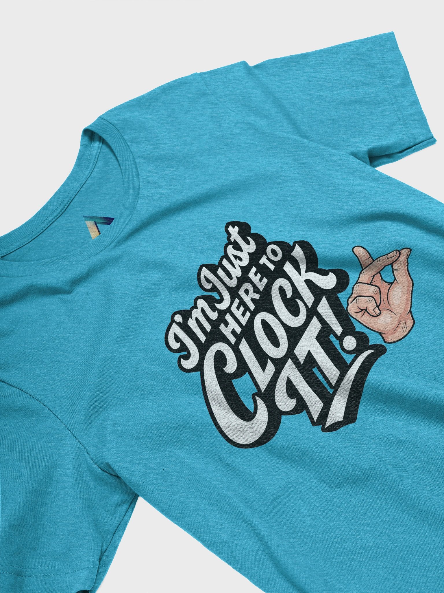 Im Just here to Clock It: TikTok Trend Unisex Tee product image (75)